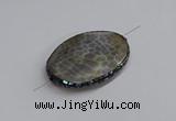 NGC1887 30*40mm - 30*45mm oval agate gemstone connectors
