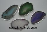 NGC41 40*60mm - 60*80mm freeform druzy agate connectors