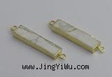 NGC5680 10*40mm rectangle white howlite connectors wholesale