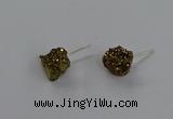 NGE308 5*8mm - 7*10mm nuggets druzy agate gemstone rings