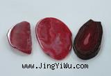 NGP1185 30*45mm - 60*80mm freeform agate gemstone pendants wholesale