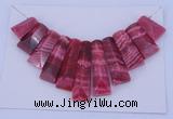 NGP124 Dyed rhodochrosite gemstone pendants set jewelry wholesale