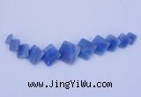 NGP134 Dyed blue lace agate gemstone pendants set jewelry wholesale