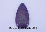 NGP143 2pcs 30*60mm teardrop kunzite gemstone pendants
