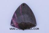 NGP151 2pcs 38*42mm fashion long spar stone pendants