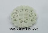 NGP1601 65*68mm Carved natural hetian jade pendants wholesale