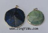 NGP1692 30*35mm - 35*40mm freeform agate gemstone pendants
