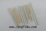 NGP1760 6*55mm - 8*80mm sticks white crystal beads pendants