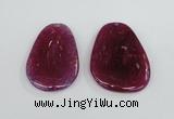 NGP1865 40*52mm - 40*58mm freeform agate gemstone pendants