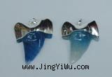 NGP1892 35*45mm - 38*55mm teeth-shaped agate gemstone pendants