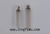 NGP1897 8*50mm - 11*60mm stick white crystal gemstone pendants