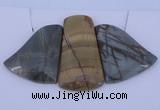NGP19 Picasso jasper gemstone pendants set jewelry wholesale