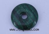 NGP215 5*25mm fashion dyed malachite gemstone donut pendant