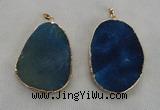 NGP2550 45*60mm - 48*65mm freeform agate gemstone pendants