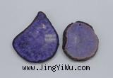 NGP2712 45*50mm - 55*75mm freeform druzy agate pendants