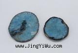 NGP2714 45*50mm - 55*75mm freeform druzy agate pendants