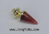 NGP2740 20*45mm - 20*50mm cone agate gemstone pendants wholesale