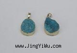 NGP2776 18*25mm - 20*30mm freeform druzy agate pendants