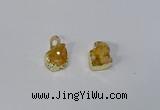 NGP3085 10*12mm - 12*14mm freeform druzy agate pendants wholesale