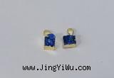 NGP3090 10*12mm - 12*14mm freeform druzy agate pendants wholesale