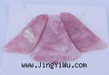 NGP35 Fashion pink opal gemstone pendants set jewelry wholesale