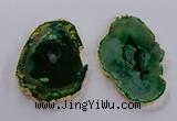 NGP3836 50*65mm - 60*70mm freeform druzy agate pendants