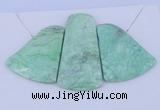 NGP53 Fashion grass turquoise gemstone pendants set jewelry wholesale
