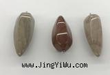 NGP5552 14*40mm - 23*58mm teardrop jade pendants wholesale