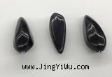 NGP5561 14*40mm - 23*58mm teardrop blue goldstone pendants