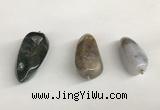 NGP5575 18*40mm - 23*58mm teardrop ocean agate pendants