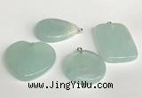 NGP5762 25*35mm - 30*40mm freefrom gemstone pendants wholesale