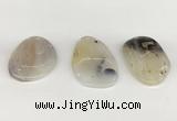 NGP5798 30*40mm - 40*50mm freeform agate slab pendants