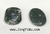 NGP5833 35*55mm oval agate gemstone pendants wholesale