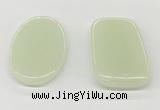 NGP5866 30*50mm freeform moonstone pendants wholesale