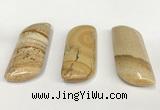 NGP5872 20*55mm - 22*60mm marquise picture jasper pendants
