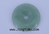 NGP604 5pcs 6*40mm green aventurine gemstone donut pendants wholesale