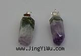 NGP6680 12*25mm - 12*30mm sticks druzy amethyst pendants