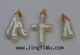 NGP6712 10*25mm - 20*45mm freeform pearl pendants wholesale
