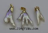 NGP6713 10*25mm - 20*45mm freeform pearl pendants wholesale