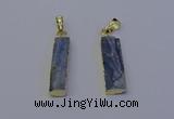 NGP7045 8*32mm - 10*30mm rectangle blue kyanite pendants