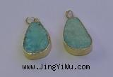 NGP7134 20*30mm - 22*32mm freeform amazonite gemstone pendants