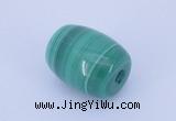 NGP719 11*14mm drum natural malachite gemstone pendant