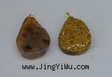 NGP8706 25*40mm – 35*50mm freeform agate pendants wholesale