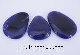 NGP879 5PCS 40-45mm*50-65mm freeform agate gemstone pendants