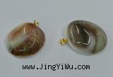 NGP8876 25*30mm - 30*40mm freeform shell pendants wholesale