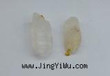 NGP8878 16*38mm - 25*60mm sticks white crystal pendants wholesale
