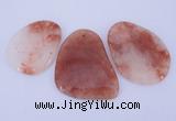 NGP950 5PCS 35-55mm*50-65mm freeform red quartz gemstone pendants