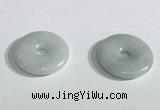 NGP9712 20mm donut aquamarine gemstone pendants wholesale