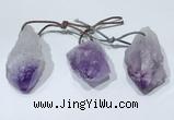 NGP9752 20*30mm-25*55mm freeform amethyst pendants wholesale