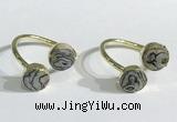 NGR1084 8mm coin shell rings wholesale